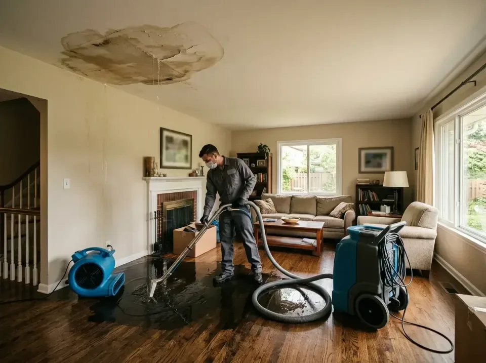 attic-pipe-burst-ceiling-drip-008 — frequently asked questions, Water Damage Restoration & Carpet Care in Marengo, IL
